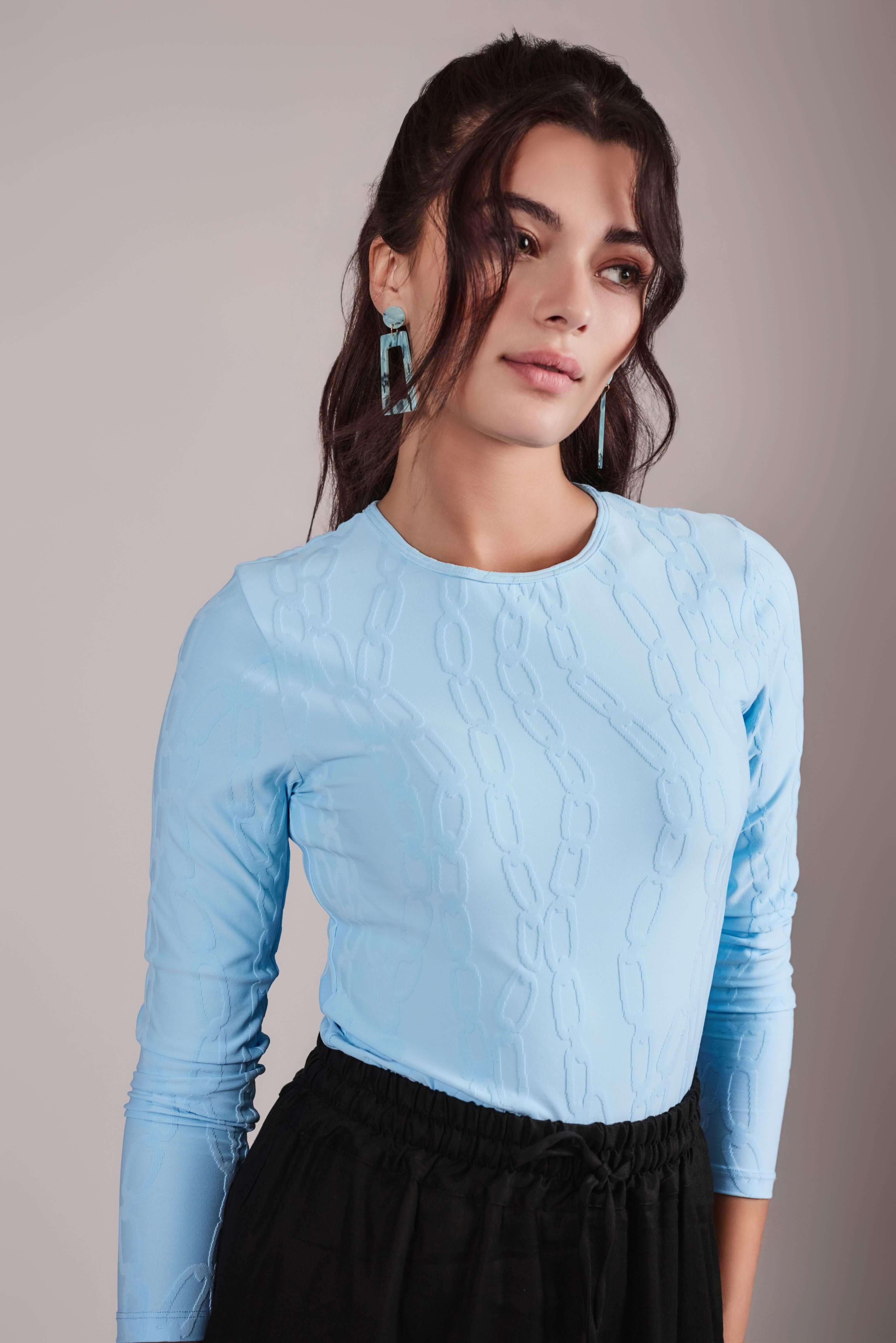 Basic Crewneck - Baby Blue - Olivvi World