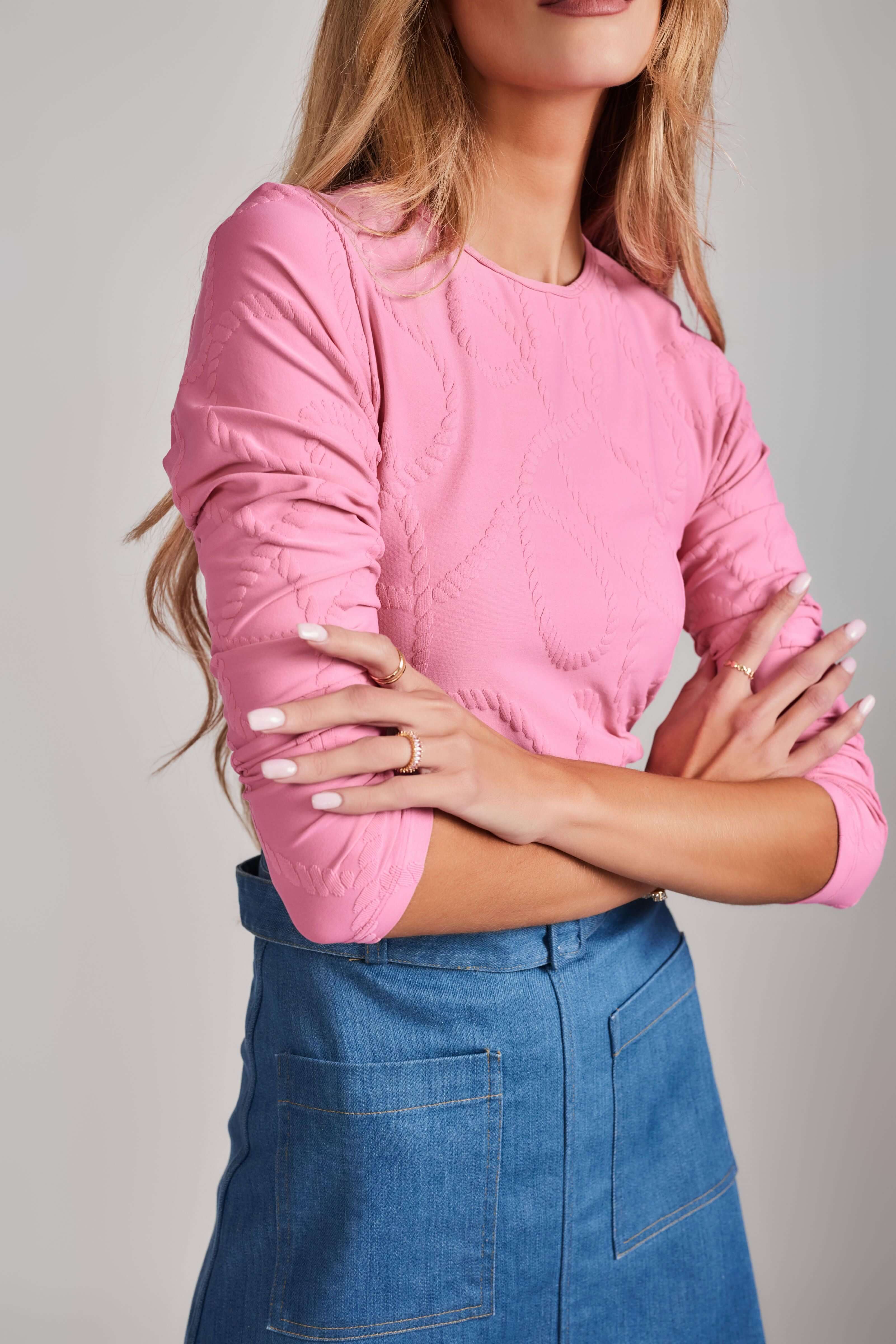 Basic Crewneck - Hot Pink - Olivvi World