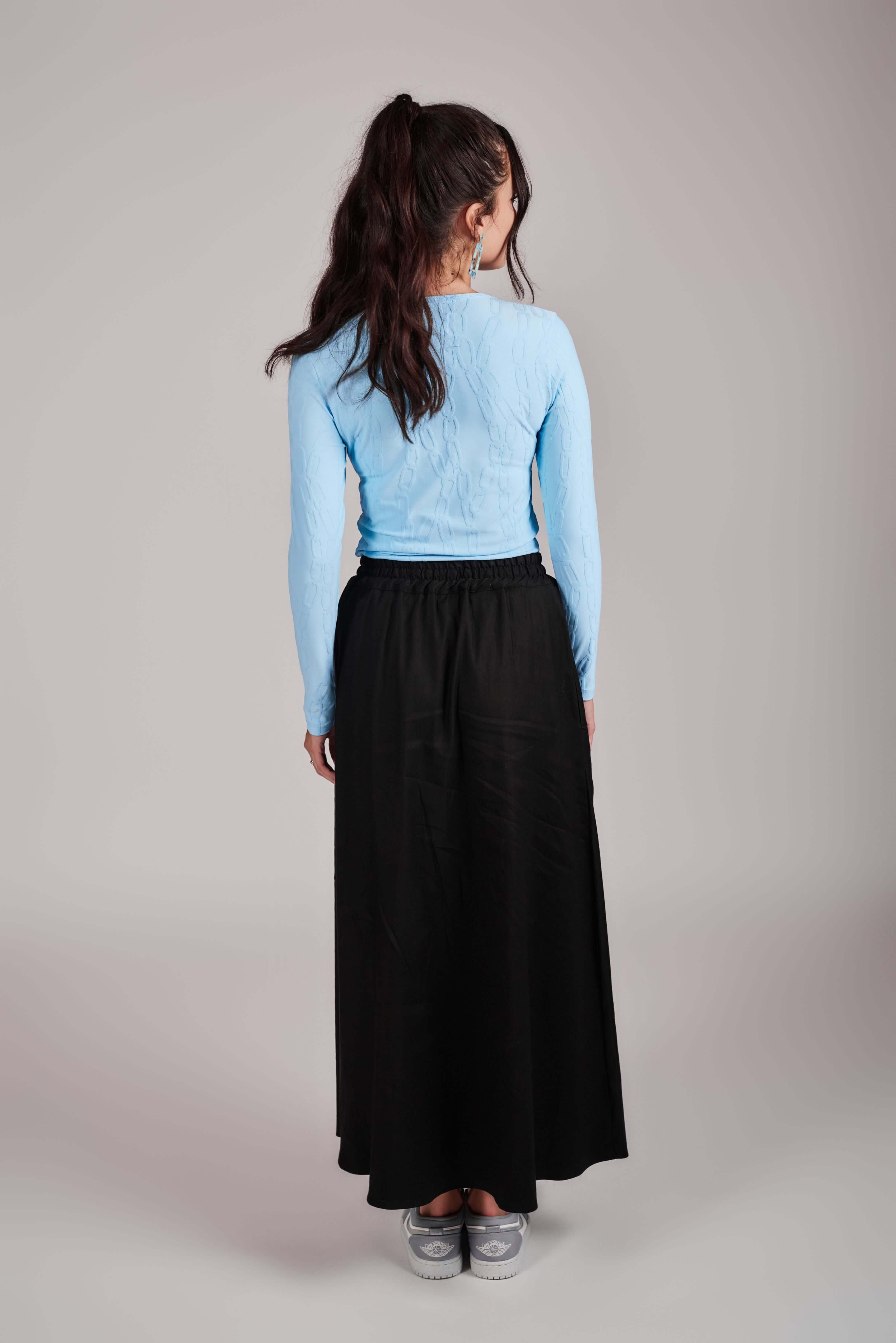 Cupro Skirt - Black - Olivvi World