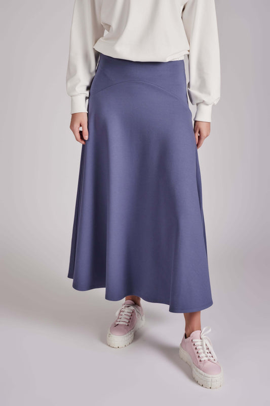 Curved Panel Skirt - Flint - Olivvi World