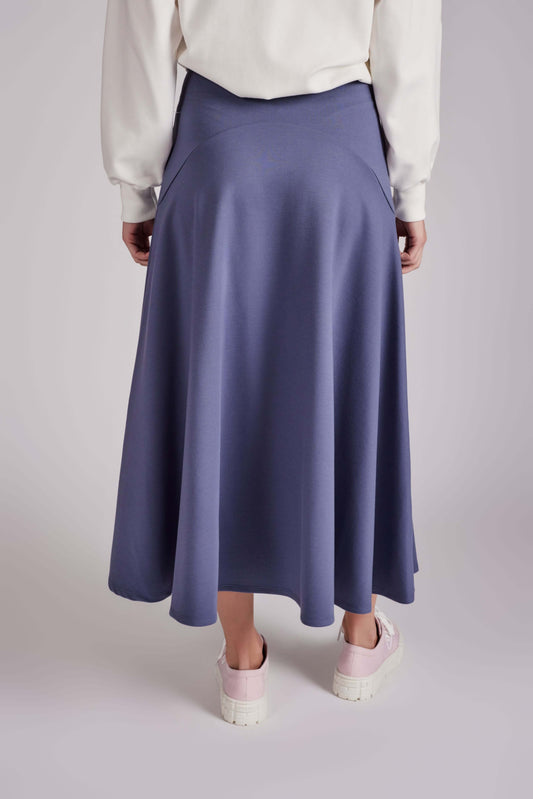 Curved Panel Skirt - Flint - Olivvi World