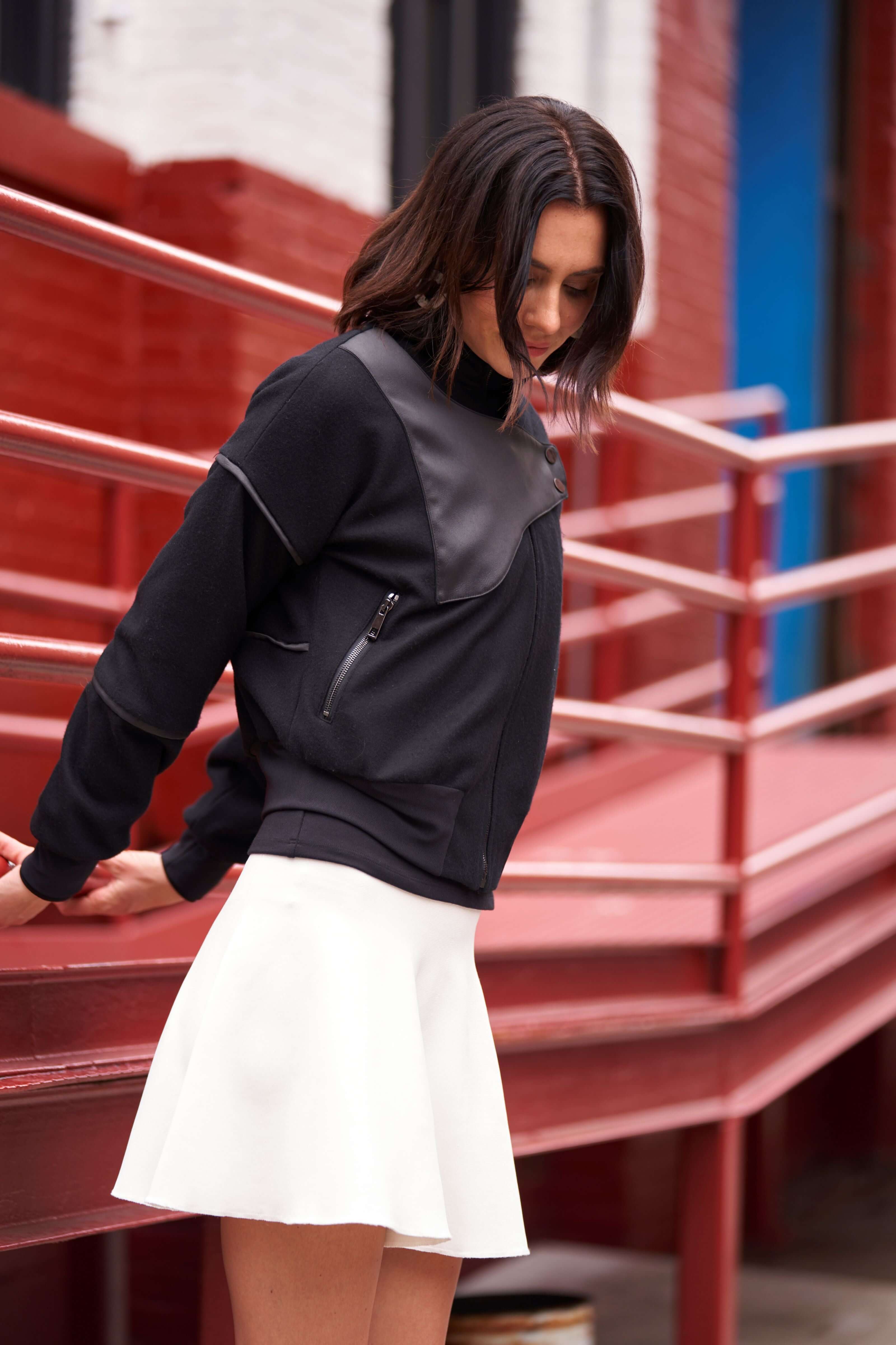Aviator Jacket - Black - Olivvi World