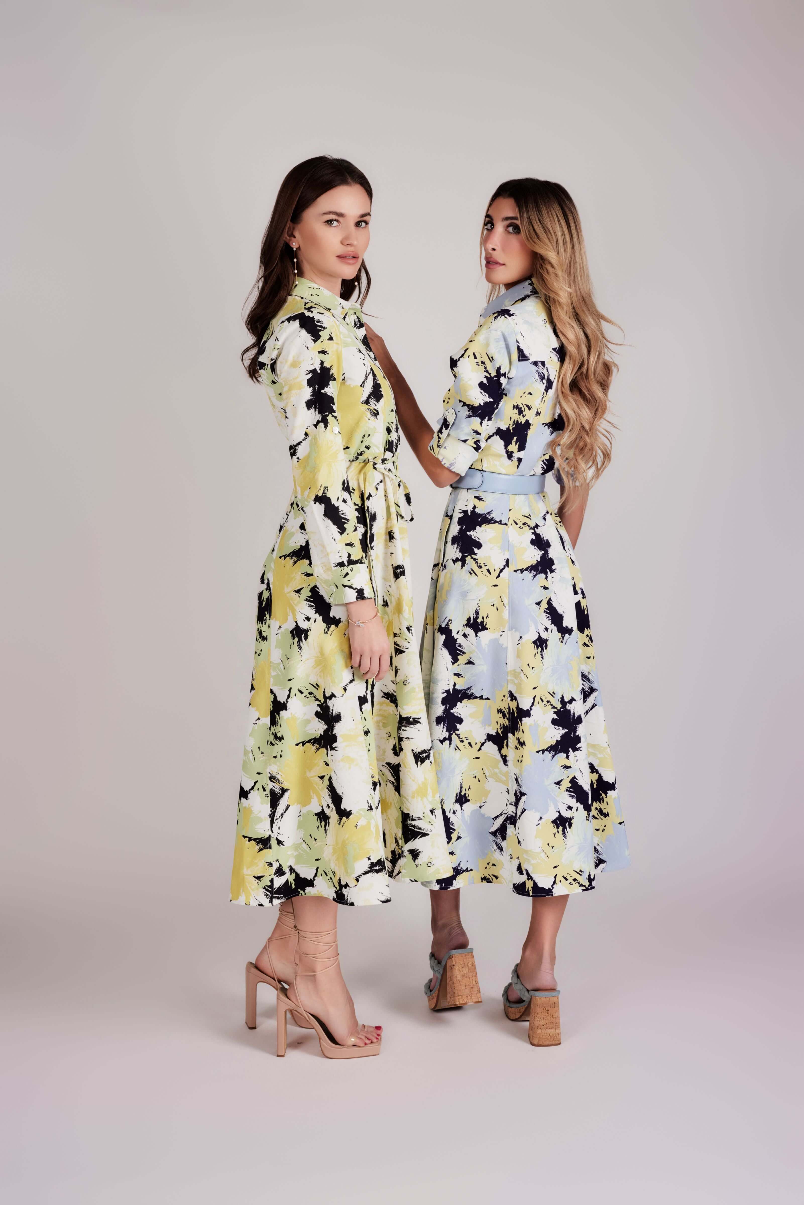 Daisy Dress - Abstract Black - Olivvi World