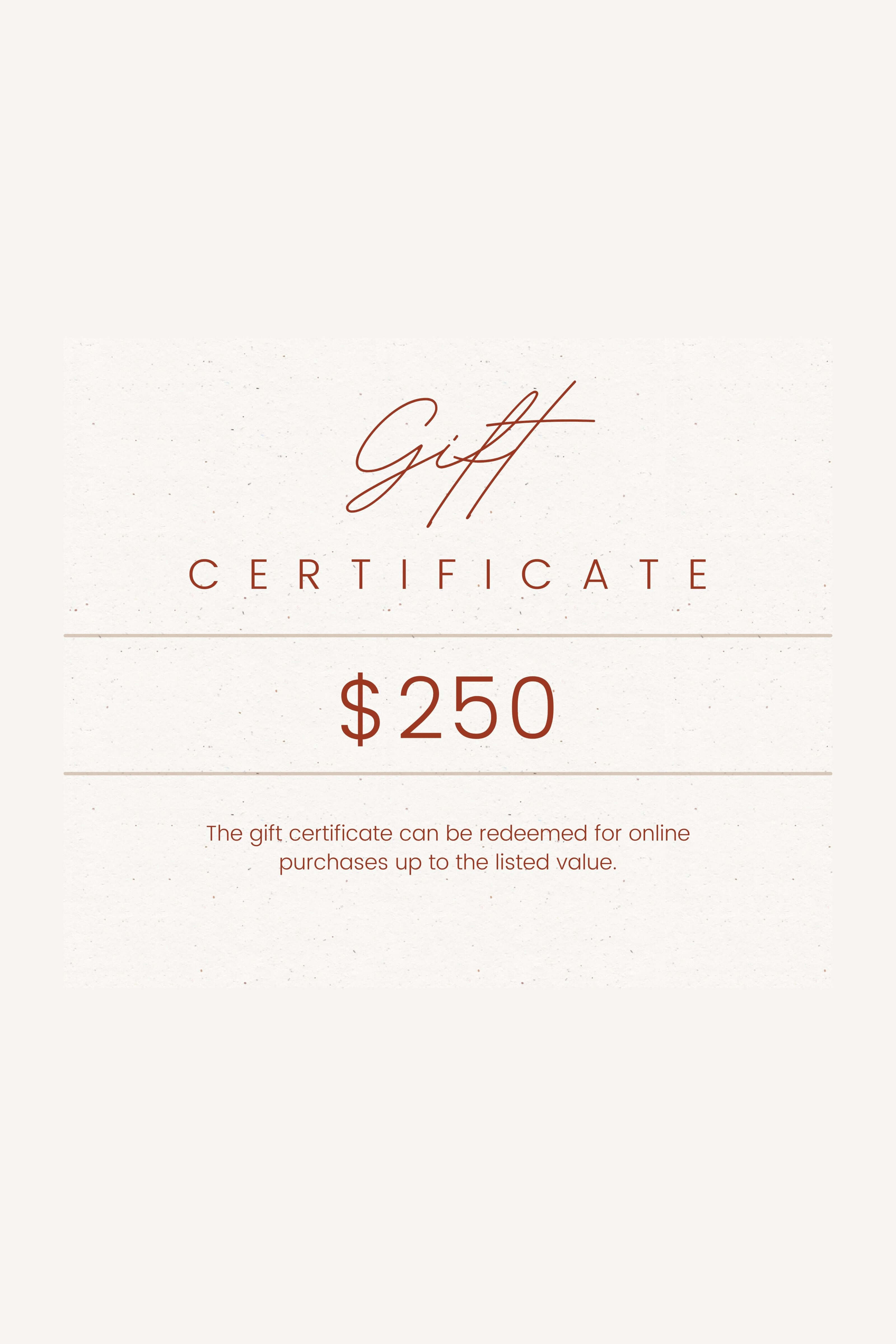 Olivvi Gift Card - $250.00 - Olivvi World