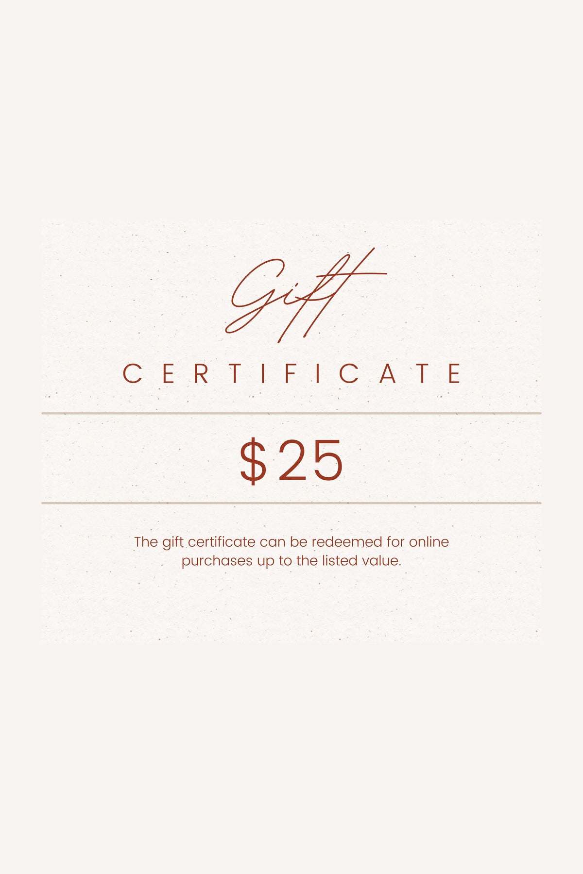 Olivvi Gift Card - $25.00 - Olivvi World