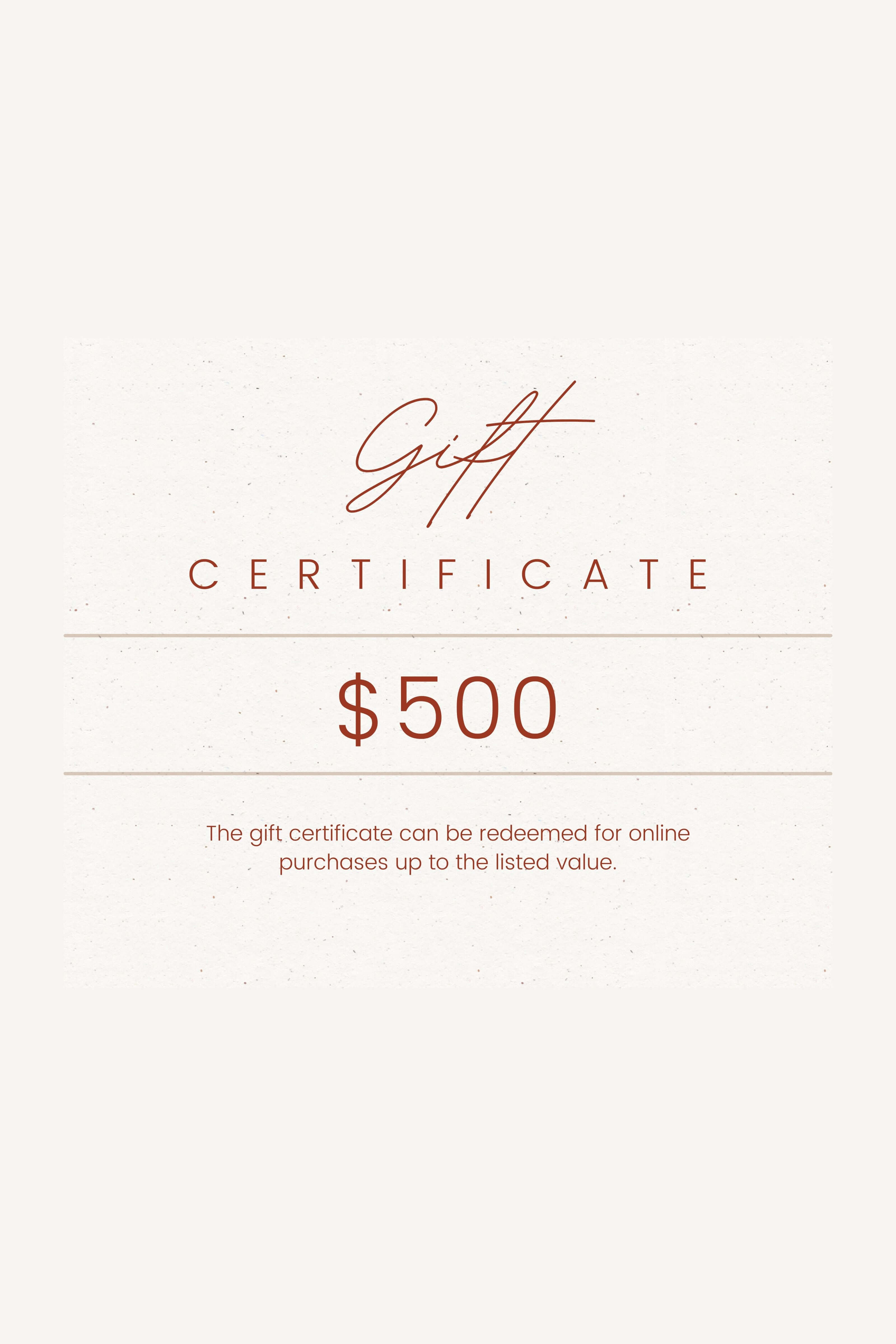 Olivvi Gift Card - $500.00 - Olivvi World