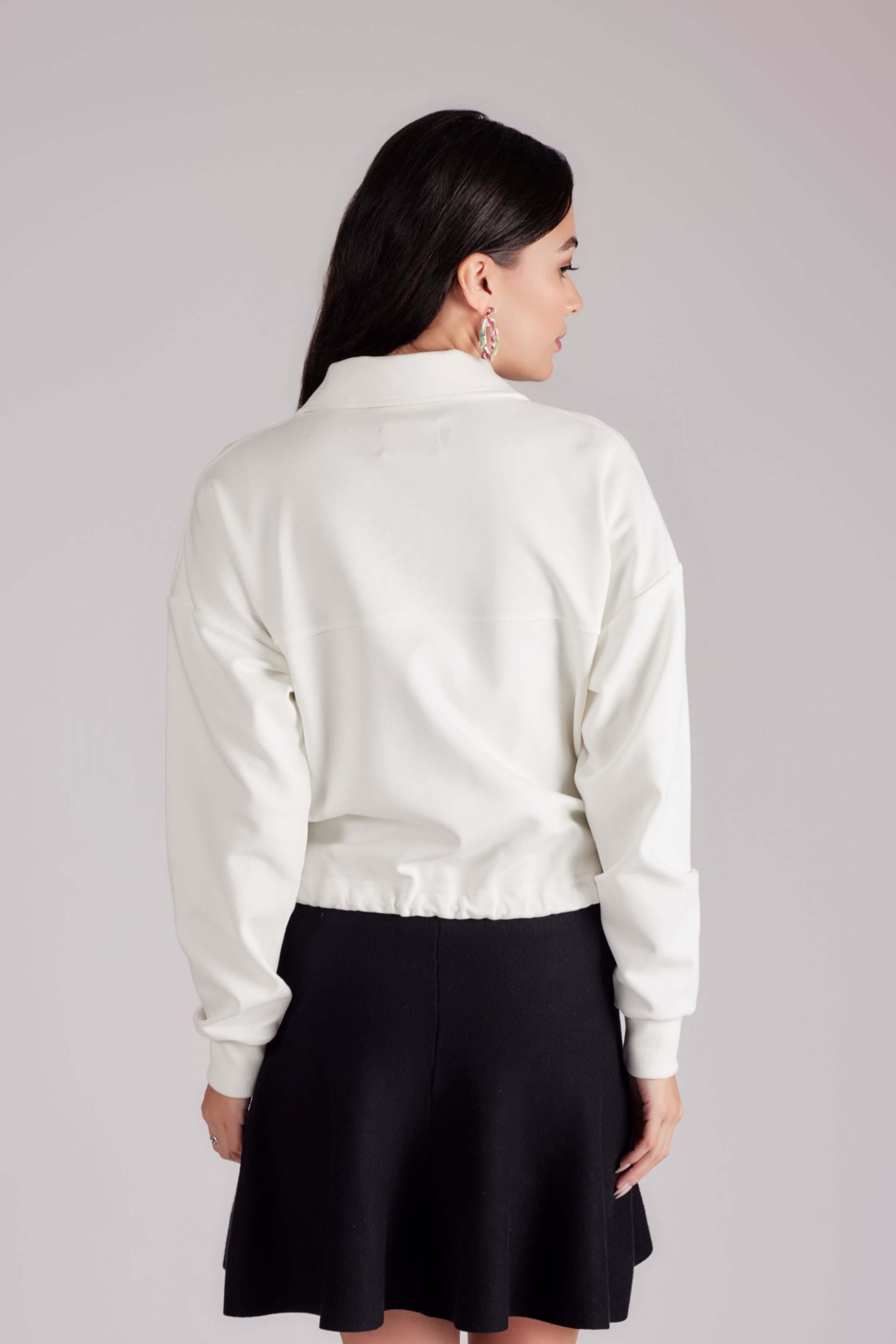 Kendall Snap Jacket - Ivory - Olivvi World
