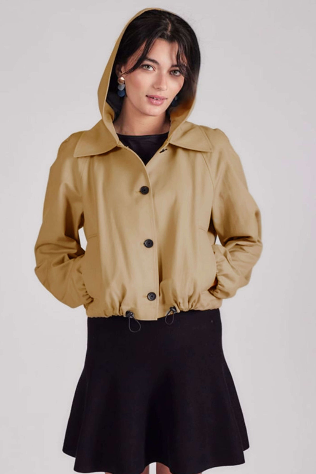 Short Trench Coat - Caramel - Olivvi World