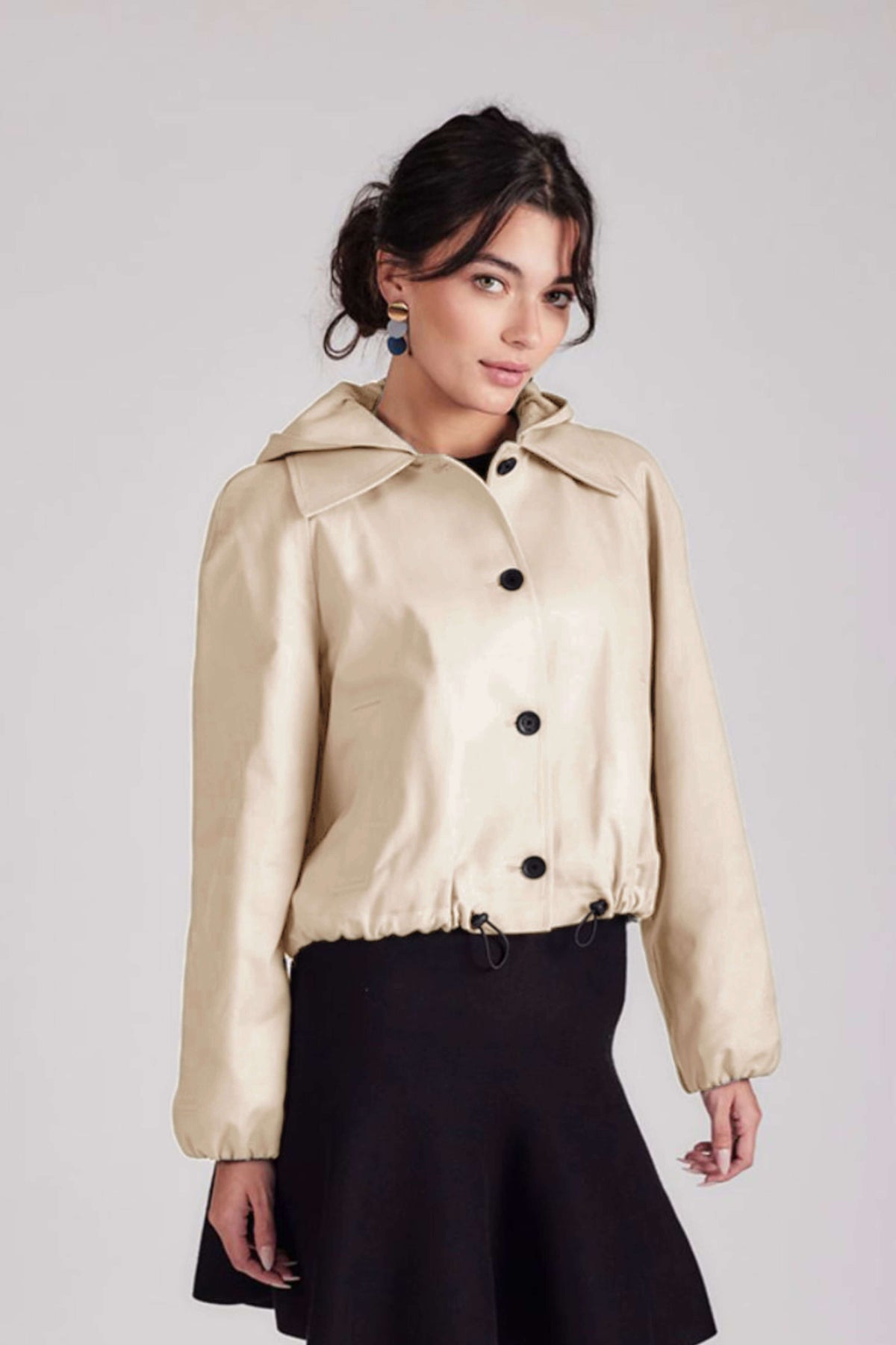 Short Trench Coat - Ivory - Olivvi World