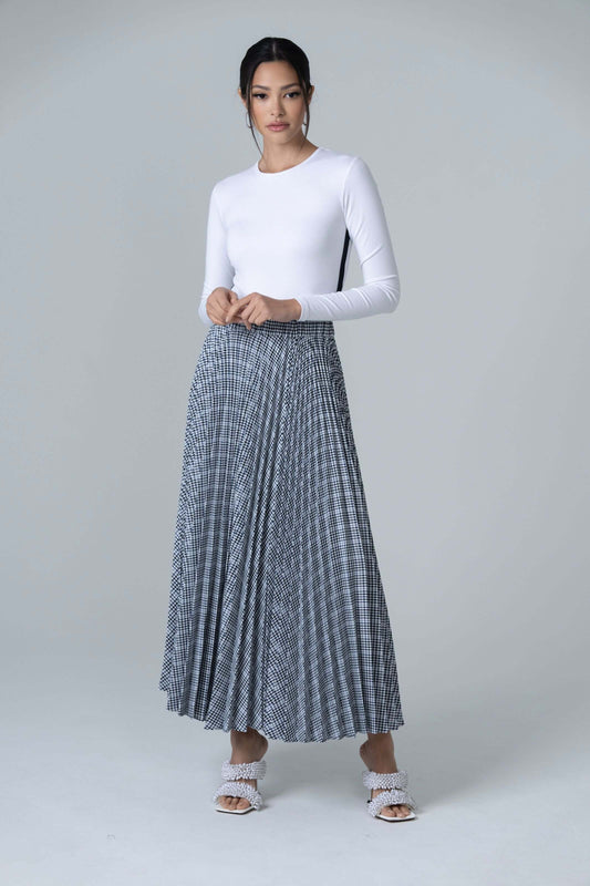 Blue and Black Plaid